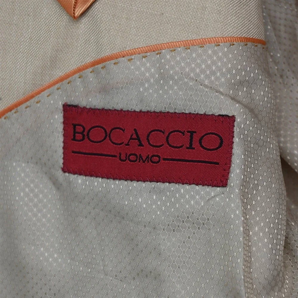 Bocaccio Uomo 50R 38x30 Khaki Mens Jacket Pants Suit